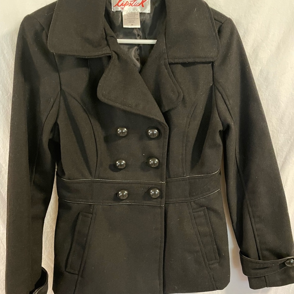 Black dress coat